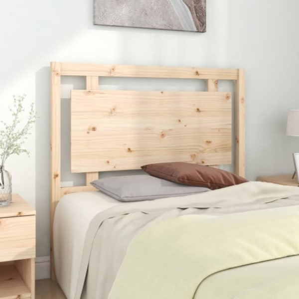 Sänggavel 106x4x100 cm massiv furu