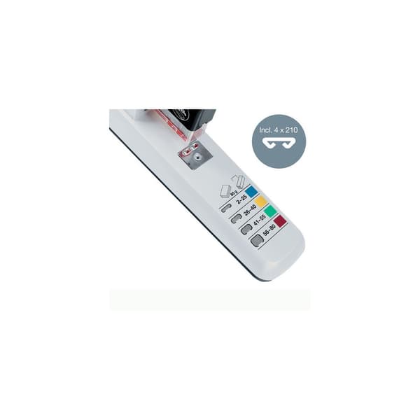 Blockhäftare LEITZ 80 ark silver