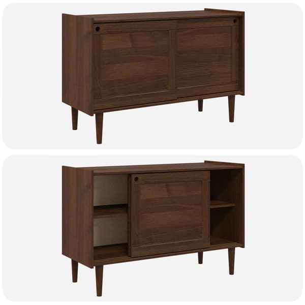 Sideboard BILBAO Mörk karamell 114 x 45 x 75 cm