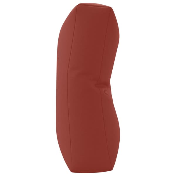 Pallryggkudde VIANEN 100% Polyester Röd 120 x 60 x 12 cm
