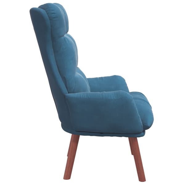 fåtölj Blå 69 x 74 x 93 cm Sammet