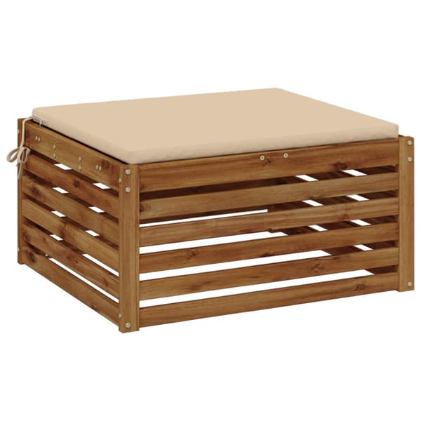1-delad Sittdyna SOEST 100% Polyester Gräddvit 60 x 60 x 3 cm