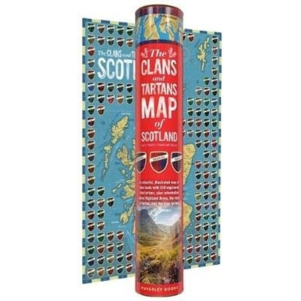 The Clans and Tartans Map of Scotland (häftad, eng)
