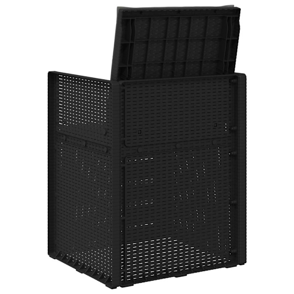 Trädgårdsmatstolar 2 pcs Antracit PP