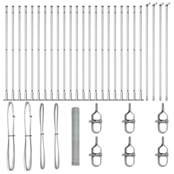 Stängselstolpe Silver