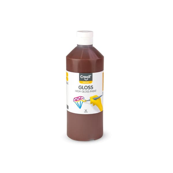 Glansfärg CREALL Gloss 500ml brun