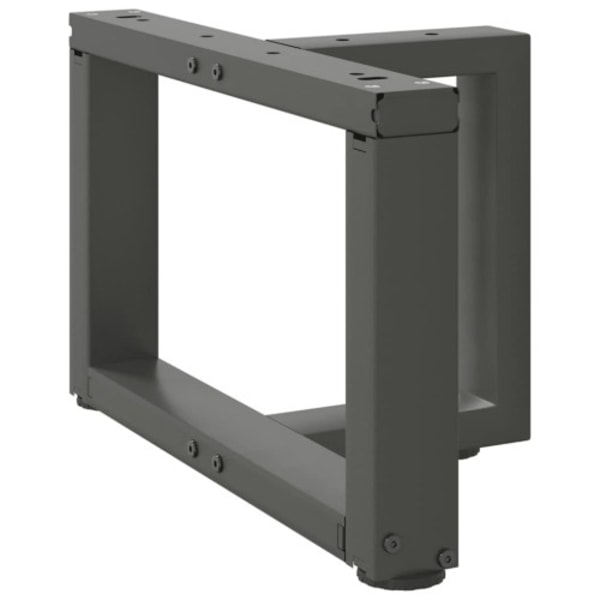 Soffbordsben T-formade 2 st antracit 50x25x(30-31) cm stål