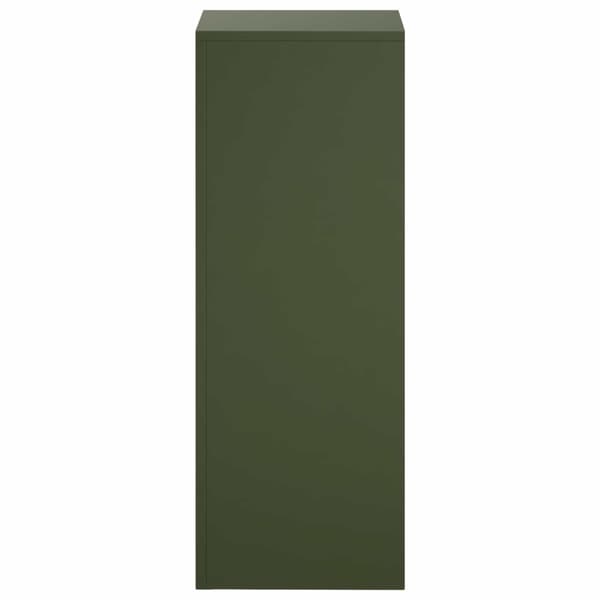 Växtställ 2 pcs Olivgrön 30 x 30 x 80 cm Stål
