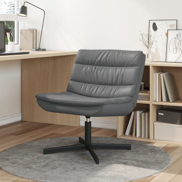 Skrivstol Grå 63 x 75 x 76 cm PU