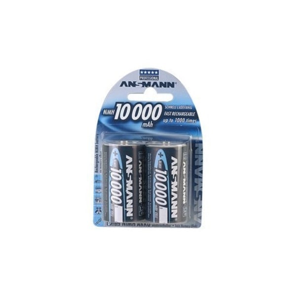 ANSMANN batteri - 2 x D - NiMH
