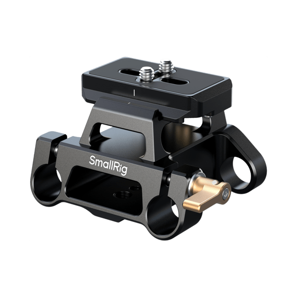 SmallRig 5365 Arca-Type Mount Plate Kit with 15mm Dual Rod Clamp