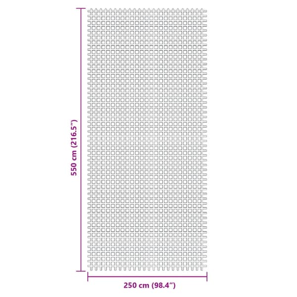 Tältmatta grön 5,5x2,5 m