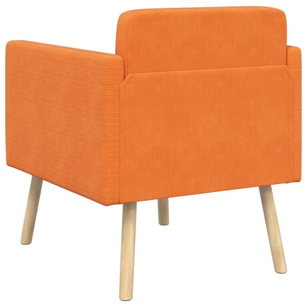 Accentfåtölj Orange Manchestertyg