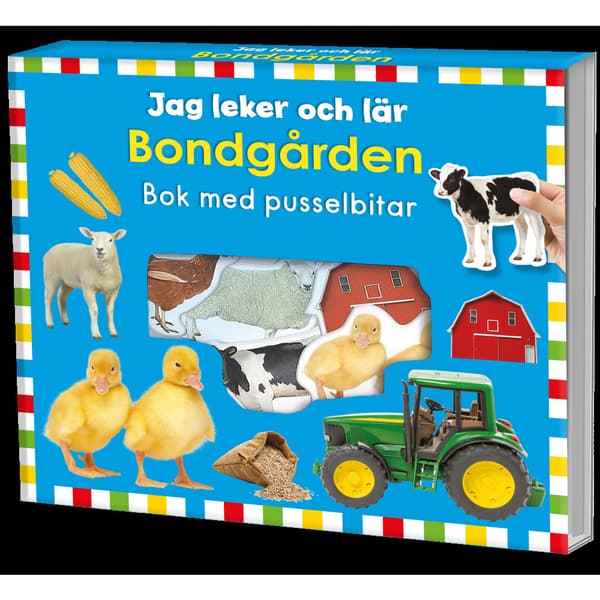 Bondgården - bok med pusselbitar (bok)