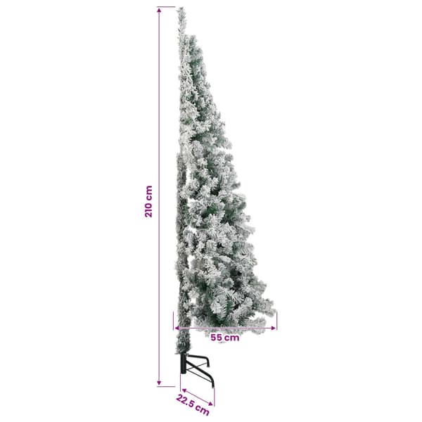Plast Hingad Julgran 210 cm 300 LED-lampor Varmvit