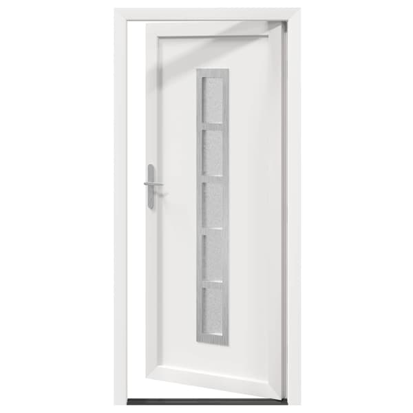 Framdörr 98 x 208 cm PVC Vit