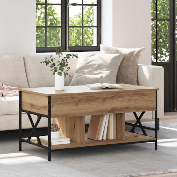 Kaffeebord Artisan Ek 100 x 55 x 48.5 cm Konstruerat trä