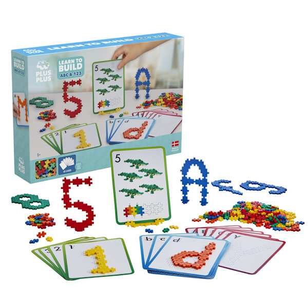 Plus-Plus Learn To Build ABC & 123