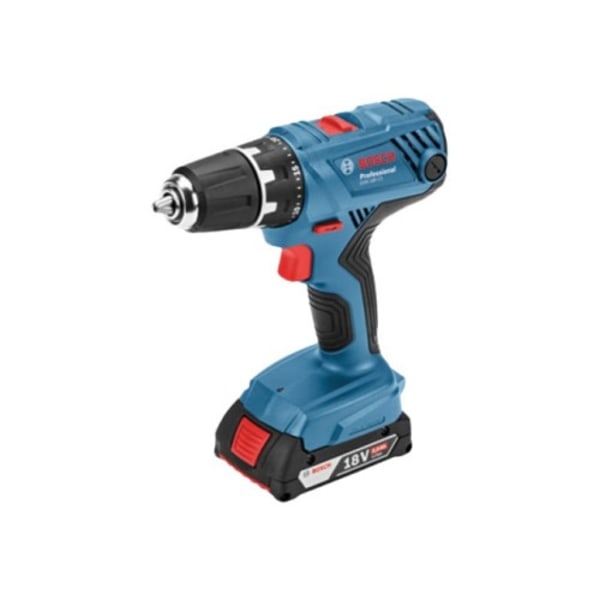 Bosch GSB 18V-21 Professional - slagborr/skruvdragare - sladdlös - 2 hastigheter - 2 batterier, laddare medföljer