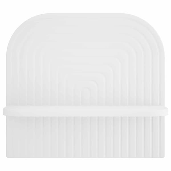 Vägg hylla 2 st Vit 41 x 13,5 x 37,5 cm Konstruerat trä