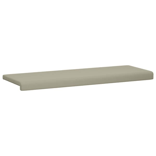 Bänk kudde Texturerad Sammet Sand Djup 35 cm