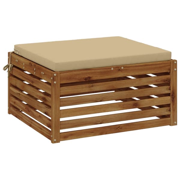 1-delad Sittdyna SOEST 100% Polyester Beige 70 x 70 x 5 cm
