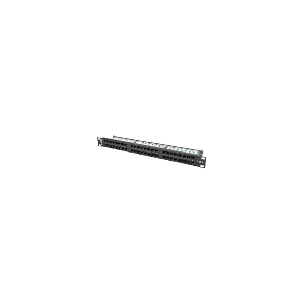Lanberg PPU6-1048-B - patch-panel - 1U - 19"