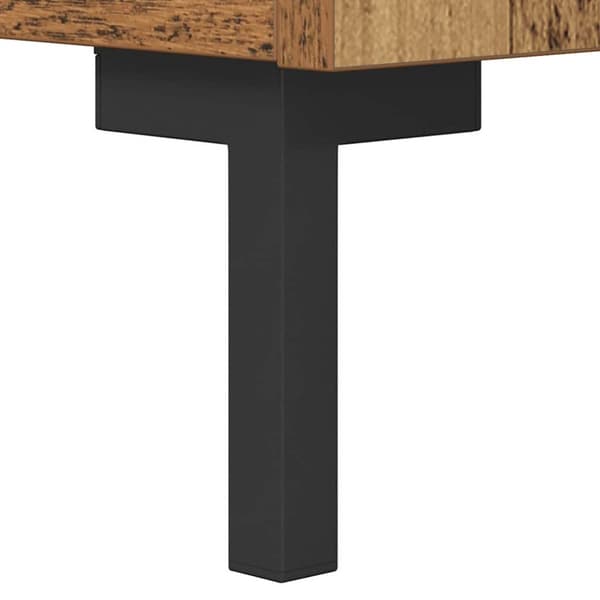 Sideboard med låda Gammalt trä 69,5 x 34 x 90 cm