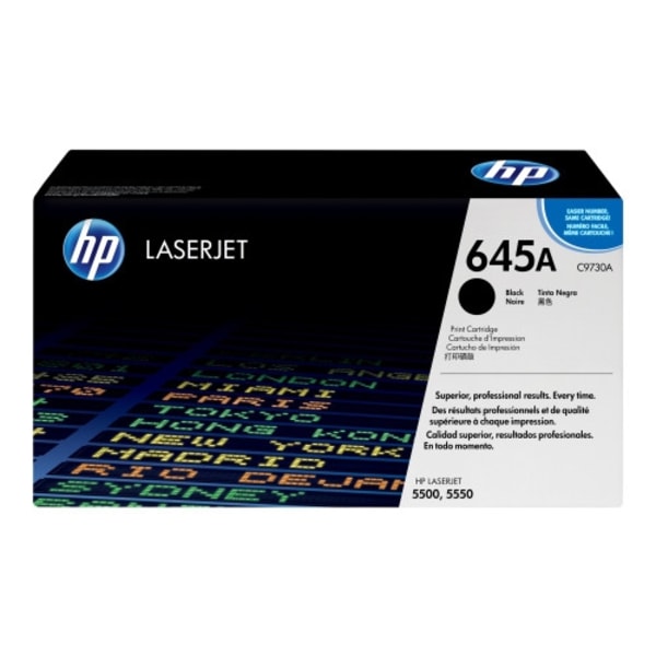 HP 645A - svart - original - LaserJet - tonerkassett (C9730A)