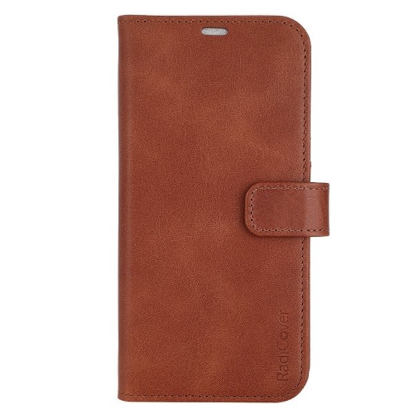 2in1 3 card Anti Radiation RFID iPhone 14 Plus 6,7" Brown Leather