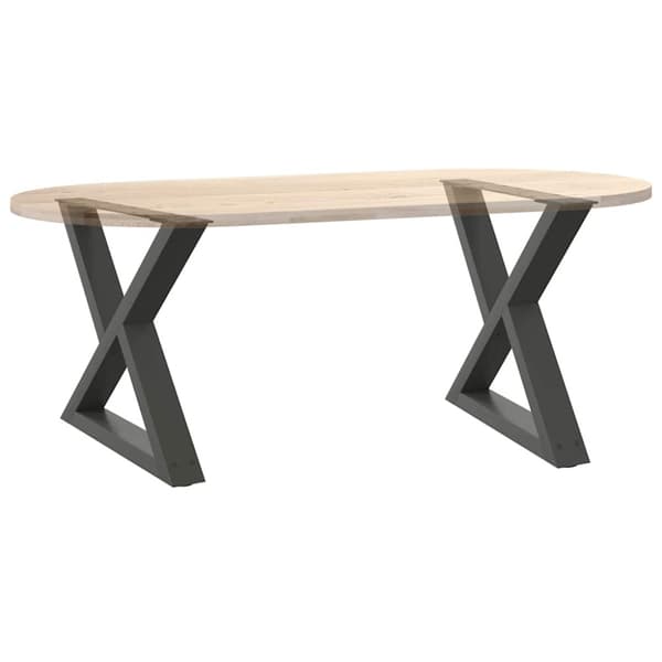 Soffbordsben 2 st antracit 60x(42-43,3) cm stål