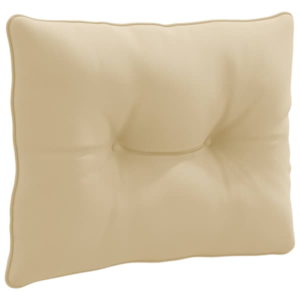 Ryggkudde PUTTEN 100% Polyester Beige 50 x 40 x 10 cm