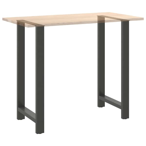 Barbordsben antracit 2 st 60x(110-111) cm stål