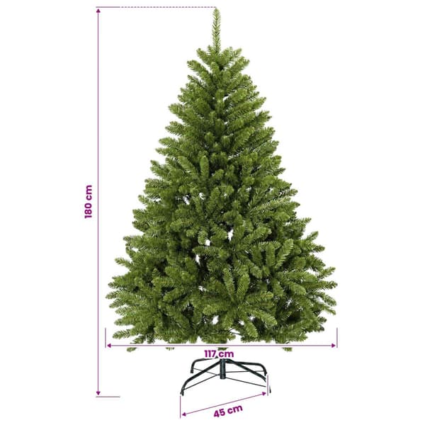 Plast Hingad Julgran 180 cm 300 LED-lampor Varmvit