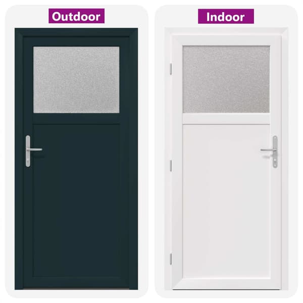 Sidentré Dörr Antracit 98 x 198 cm PVC