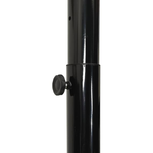 Basketkorg med stativ vit 258-363 cm polyeten