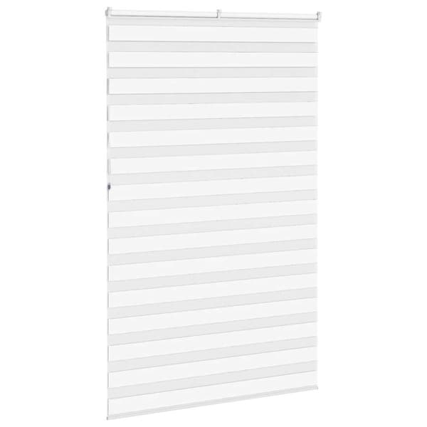 Rullgardin zebra vit 140x230 cm tyg bredd 135,9 cm polyester