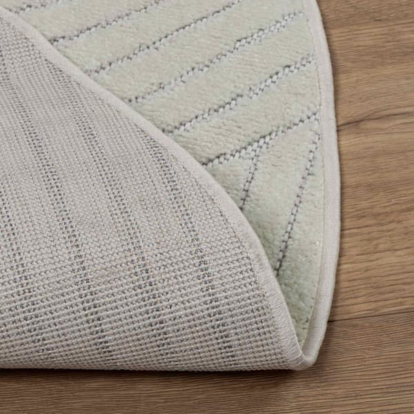 Områdesmattor Rund PALMERAS Grön Ø 200 CM Polyester
