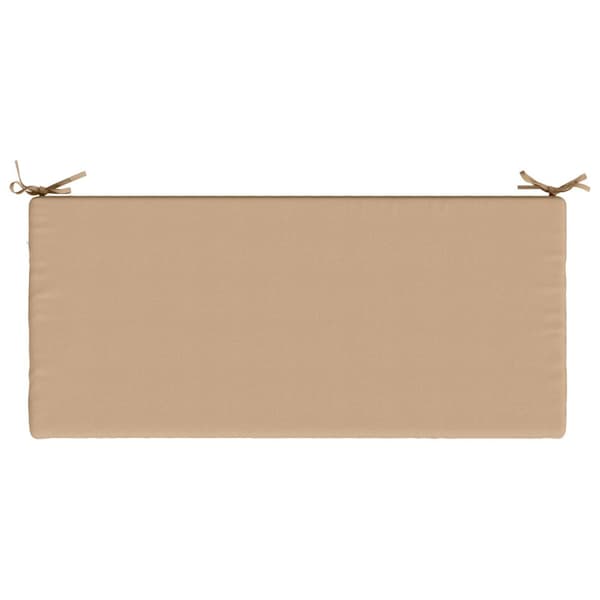 Bänk kudde SOEST 100% Polyester Sand 120 x 50 x 5 cm