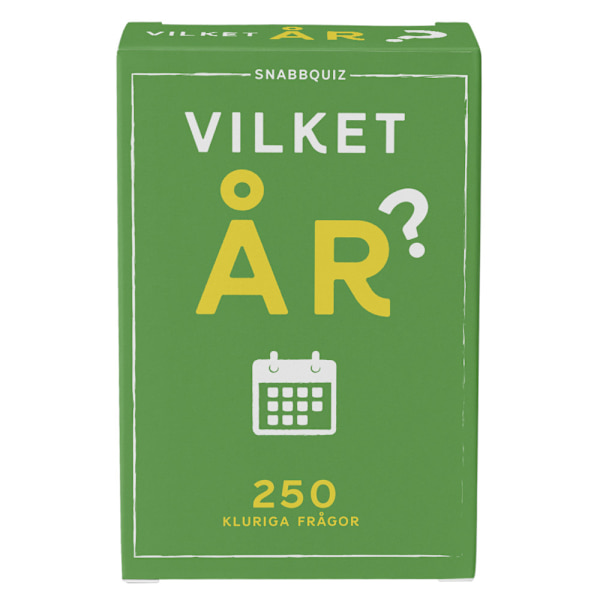 Vilket år? : SnabbQuiz (bok)