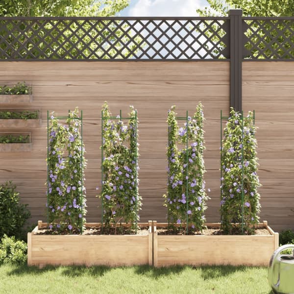 Tomatburar 4 st 116 cm stål och PP