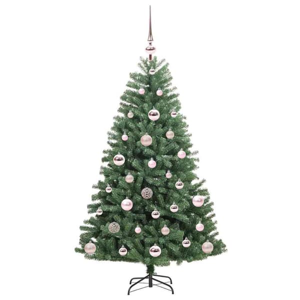 Plast Hingad Julgran Grön 120 cm PVC och metall