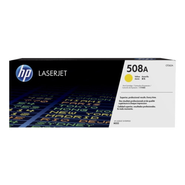 HP 508A - gul - original - LaserJet - tonerkassett (CF362A)