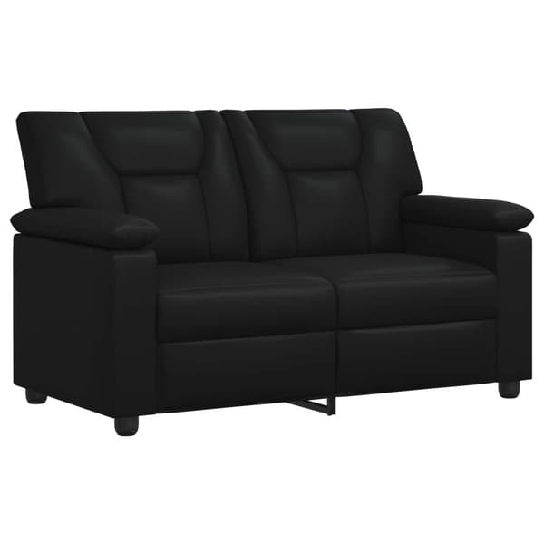 Soffset 2 st Svart Konstläder