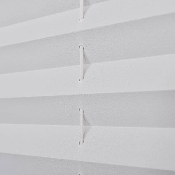 Plisségardin 90x200 cm vit