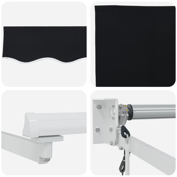 Markis Svart 300 x 250 x 165 cm Polyester