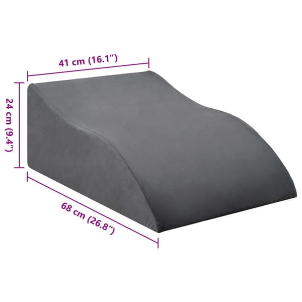 Ben Kudde 68 x 41 x 24 cm PU skum Grå