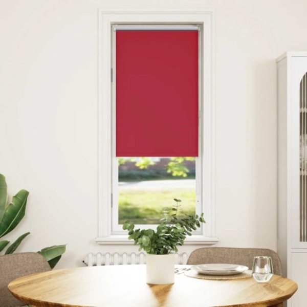 Rullgardin mörkläggningsröd 60x130 cm tyg bredd 55,7 cm