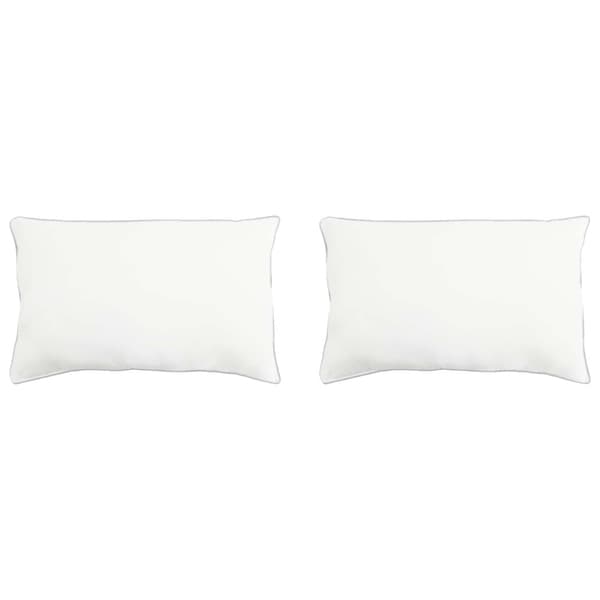 Kudde 2 pcs Vit 70 x 90 cm Bambufiber
