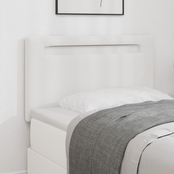 LED huvuddyna Vit 90 cm Konstläder